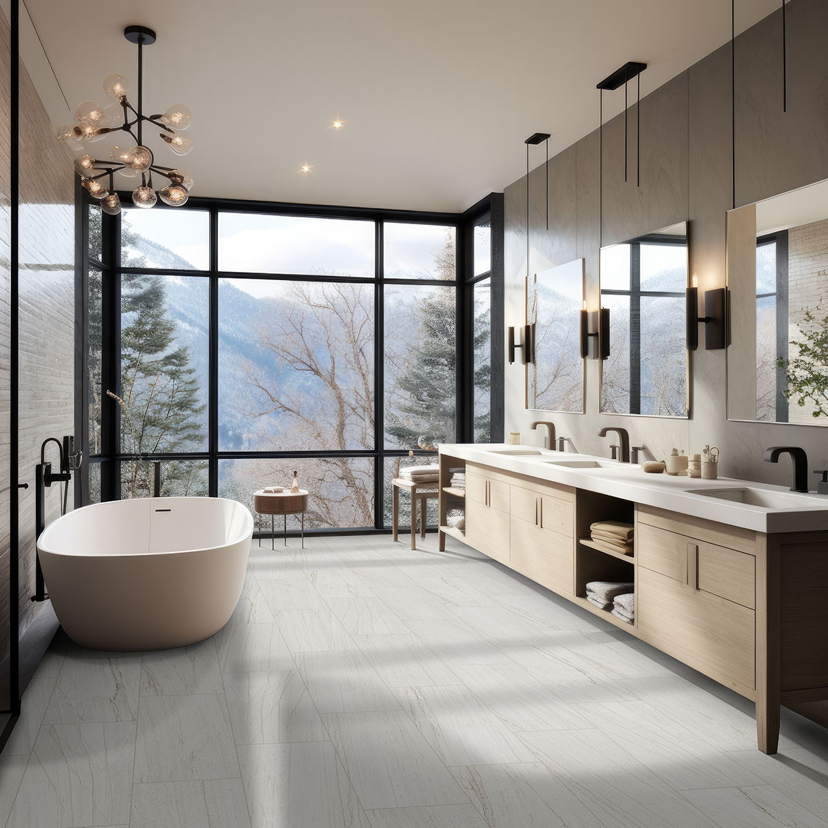 Ms International Inc Malahari White 12x24 Lapato 3d | Tile