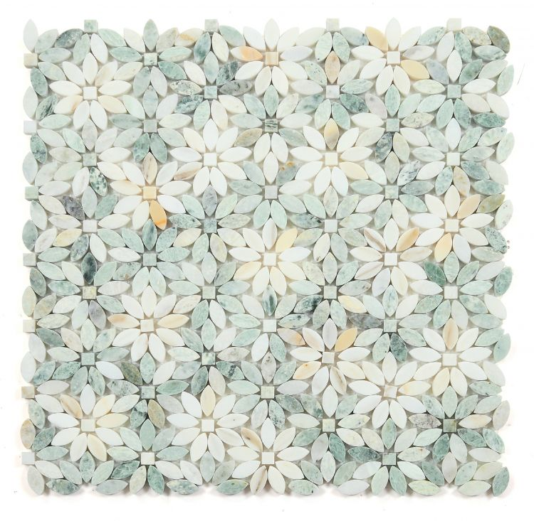 ダイナスティー　DYNASTY LISA5 elysium リサ5 エリシウム Elysium Tiles Inc Daisy Wild Green Mosaic 12.75