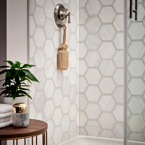 CHAPTER 18 - ROTUNDA DOLOMITE OLYMPIA MOSAIC 9-3/4" X 11"