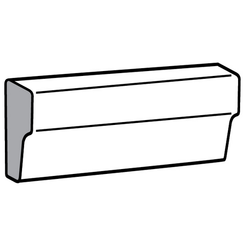 CROSSVILLE HANDWRITTEN BRIGHTS PEN PAL 2-1/2X6 CHAIR RAIL GLOSS