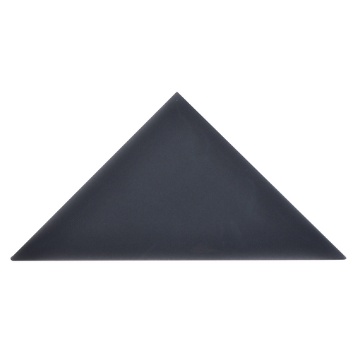 CROSSVILLE CURSIVE CHARCOAL 6X6 TRIANGLE FIELD GLOSS