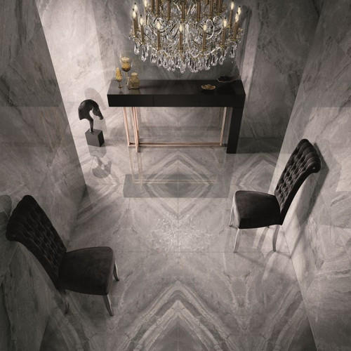 SUPREME SILVER LEVIGATO 24" X 48" - Tile -  ELYSIUM TILES INC