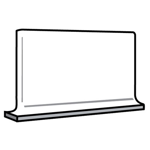 CROSSVILLE COLOR BLOX 2.0 SEA OTTER 6X8 COVE BASE RIGHT UNPOLISHED