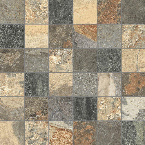EDIMAX SLATY MULTICOLOR 2X2 MOSAIC - Tile -  UNITED TILE COMPANY 