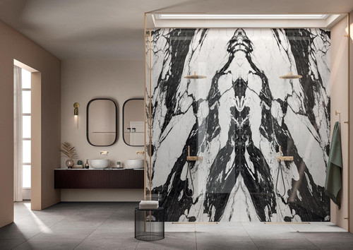 MAGNIFICA THE THIRTIES PIETRA GREY HONED 30" X 30" - Tile -  BEDROSIANS 