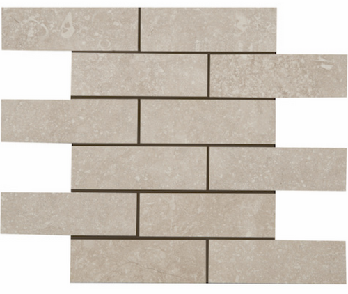 CROSSVILLE BELJN TOASTED WAFFLE 2X6 MOSAIC UNPOLISHED .97 SF/SHT