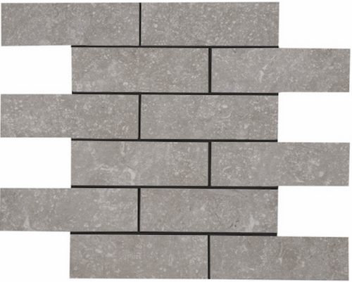 CROSSVILLE BELJN CASTLE STONE 2X6 MOSAIC UNPOLISHED .97 SF/SHT