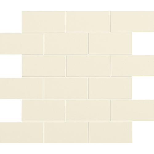 CROSSVILLE RETRO ACTIVE 2.0 EMPRESS WHITE 2X4 MOSAIC UNPOLISHED .97 SF/SHT