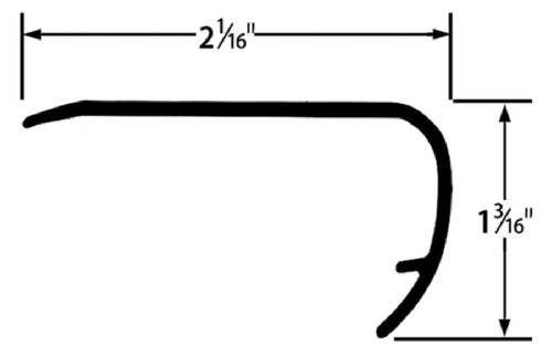 WOOD TECH OVERLAP STAIR NOSE 2" X 94"