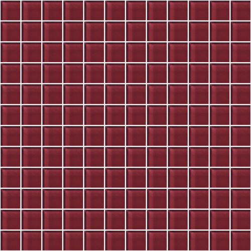 CROSSVILLE GLASS BLOX SHERRY 1X1 MOSAIC .9385 SF/SHT