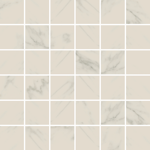 CROSSVILLE ACCESS POINT STATUARIO WHITE 2X2 MOSAIC UNPOLISHED .98 SF/SHT