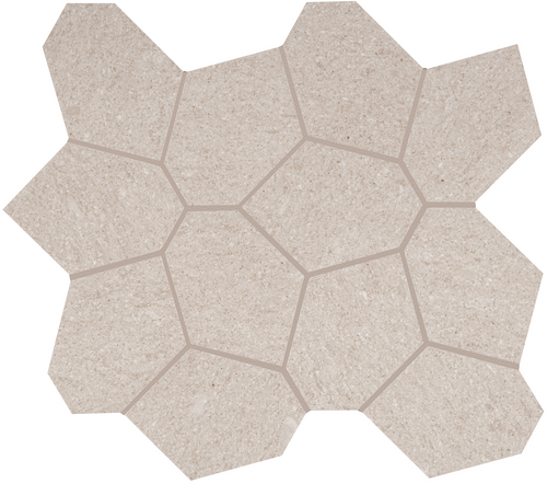 CROSSVILLE CIVILIZATION POPULACE POLYGON MOSAIC UNPOLISHED 1.07 SF/SHT