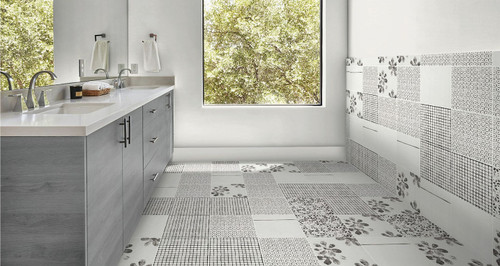 CHYMIA WHITE MIX 2 12" X 12" - Tile -  Arizona Tile