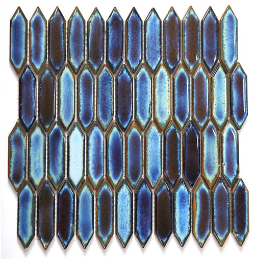 Chelsea Blue Mosaic 11" x 11.25"