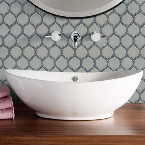 DIVA GLOSS ARABESQUE MOSAIC 10X12 - Tile -  EMSER TILE LLC