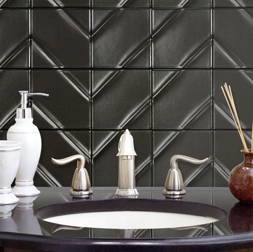 Kumito Chevron Mosaic 12" x 16"