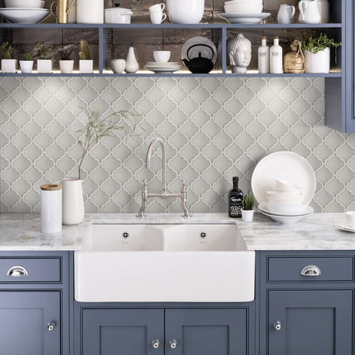 Morocco Arabesque Gloss Mosaic 10" x 11"