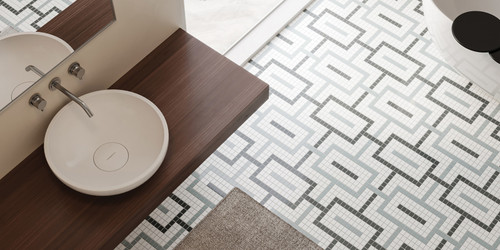 SOHO MATTE CHAIN PATTERN MOSAIC - Tile -  FLORIDA TILE