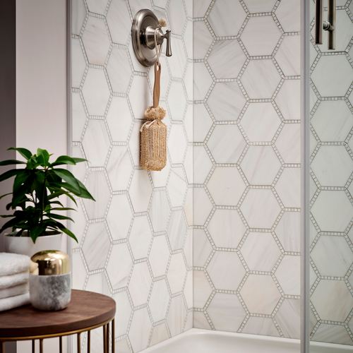 Olympia Dolomite Mosaic 9.75" x 11.125"