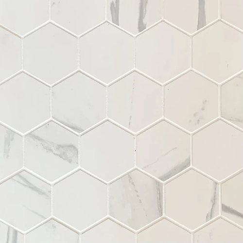 Marmo Reale 3" Hexagon Mosaic