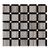 CHAPTER 3 - STREAM STONE SLEEK PATTERN A MOSAIC 12" X 12"