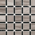 CHAPTER 3 - STREAM STONE SLEEK PATTERN A MOSAIC 12" X 12"
