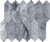 DEEP BLUE HONED PICKET MOSAIC - Stone -  Arizona Tile 