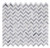 HERRINGBONE BLUE MOSAIC 11" X 12.5" - Tile -  ELYSIUM TILES INC