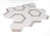 HEXAGON ROYAL SKY MOSAIC 12" X 13.75" - Tile -  ELYSIUM TILES INC