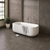CROSSVILLE OWEN STONE SABLE MOSAIC LEATHERED .58 SF/SHT