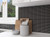 HULU BLACK BAND MATTE MOSAIC 11.25" X 12" - Tile -  ELYSIUM TILES INC