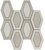STONECLOUD NATURAL FRAMED HEX BLEND 1 MOSAIC