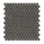 BASALT HONED PENNY ROUND MOSAIC 3/4"