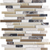 PIETRA ART BLISS CAPPUCCINO RANDOM SIZE PATTERN LINEAR MOSAIC - RSP5/8