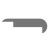 CALI LONGBOARD NORTH SHORE OAK OVERLAP STAIR NOSE 72"