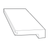 ONYX FLUSH SQUARE STAIR NOSE 5" X 94"