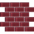CROSSVILLE GLASS BLOX SHERRY 2X4 MOSAIC .9385 SF/SHT