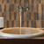 Regal Pendant Glossy Trapezoid Mosaic 1.5" x 4"