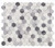 HEXAGON DUSK MOSAIC 3" X 3" - Tile -  ELYSIUM TILES INC