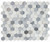 HEXAGON ITALIAN BLUE MOSAIC 3" X 3" - Tile -  ELYSIUM TILES INC