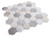 HEXAGON BLUE LARGE MOSAIC 4" X 4" - Tile -  ELYSIUM TILES INC