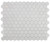 HEXAGON THASSOS POLISHED MOSAIC 3" X 3" - Tile -  ELYSIUM TILES INC