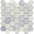 Marble Hex Mix Mosaic 12" x 12"