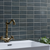 Nagara Glossy Stacked Mosaic 11" x 11"