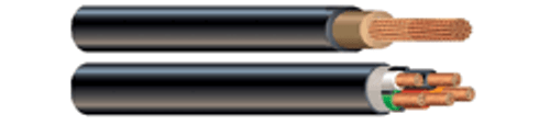 3/0-4C Type W 90C 2KV Black
