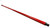 54" red broom handle