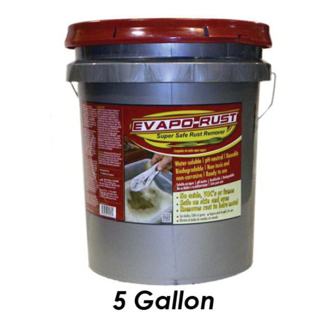 Evapo-Rust® Super Safe Rust Remover 5L Reusable Evaporust Liquid Solution