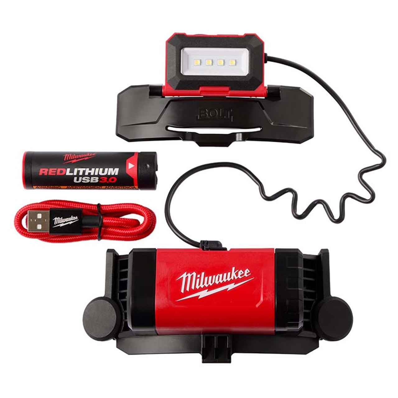 Milwaukee 2111-21 475 Lumens USB Rechargeable TRUEVIEW HD Headlamp New - 2