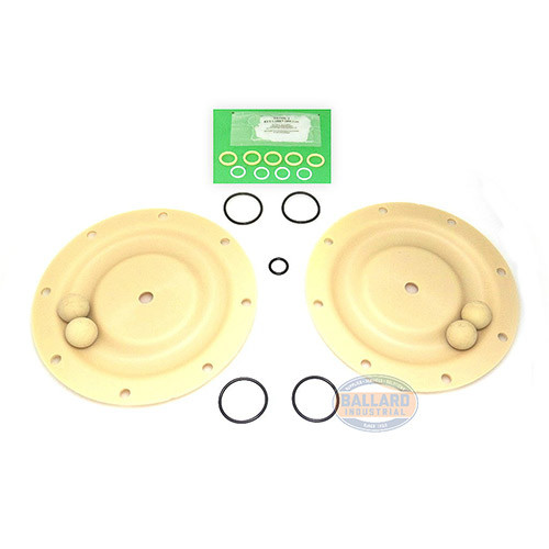 FLUID SECTION SERVICE KIT (SANTOPRENE BALL / DIAPHRAGM) (ARO