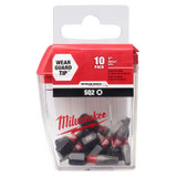 INSERT BIT SQ DR #2 CONTRACTOR PACK 10 PC (MIL-48-32-4607-@)